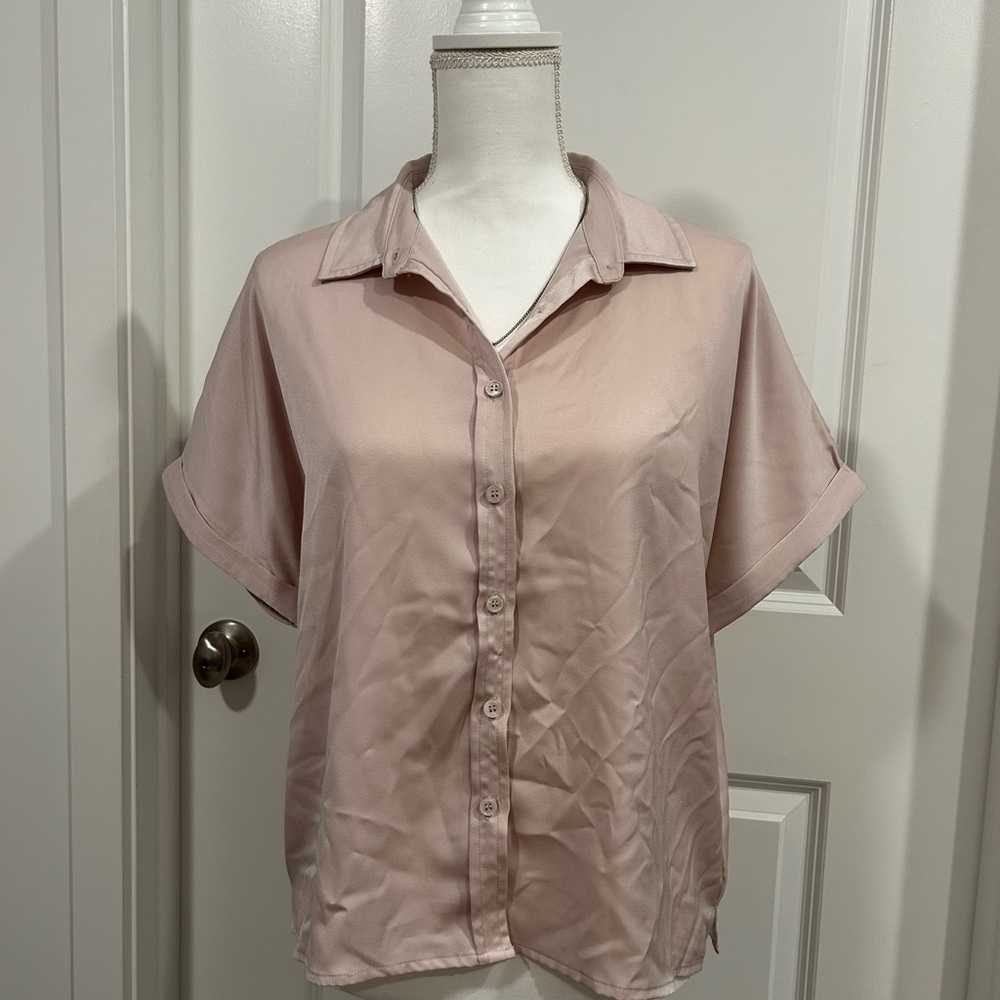 Bohme Light Pink Button-Down Shirt